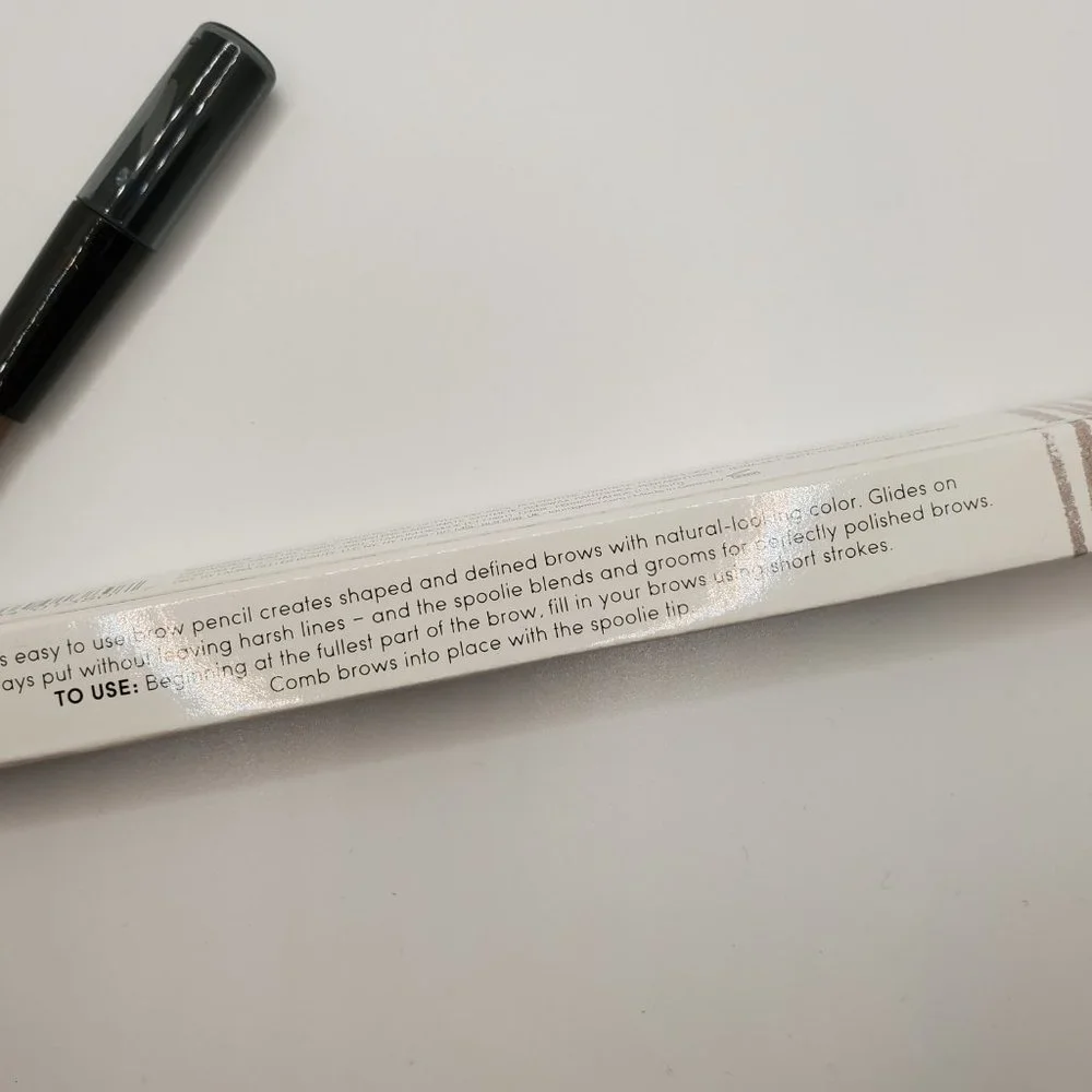 🌈 Laura Geller Brow Gel Pencil + Built in Sharpener Brush in Charcoal BNIB - Picture 11 of 16